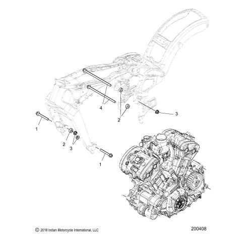 ENGINE, MOUNTING