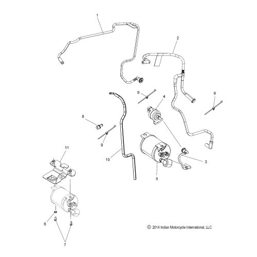 FUEL SYSTEM, EVAP SYSTEM, CALIFORNIA ONLY