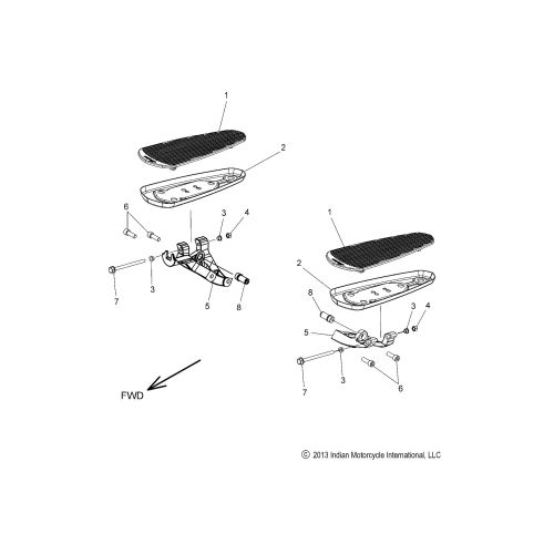 CHASSIS, FLOORBOARD, DRIVER