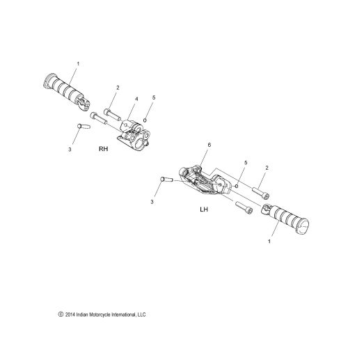 CHASSIS, FOOTPEGS
