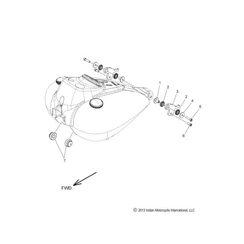 FUEL SYSTEM, FUEL TANK MOUNTING