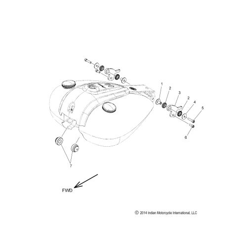 FUEL SYSTEM, FUEL TANK MOUNTING