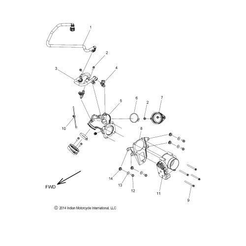 FUEL SYSTEM, FUEL RAIL / THROTTLE BODY