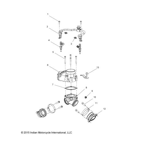 ENGINE, THROTTLE BODY / FUEL RAIL