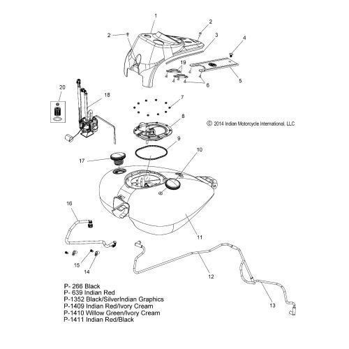 FUEL SYSTEM, FUEL TANK ASM.