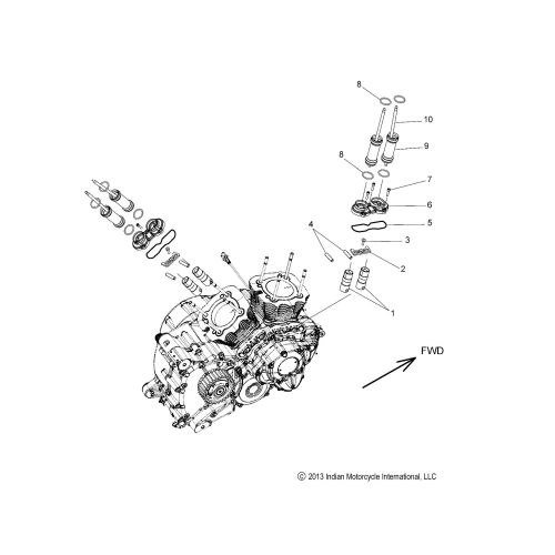 ENGINE, PUSHROD ASM.