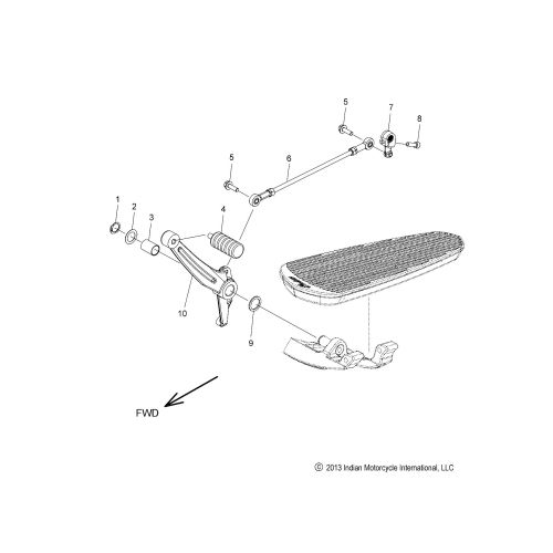 DRIVE TRAIN, SHIFT PEDAL AND SHIFT LINKAGE