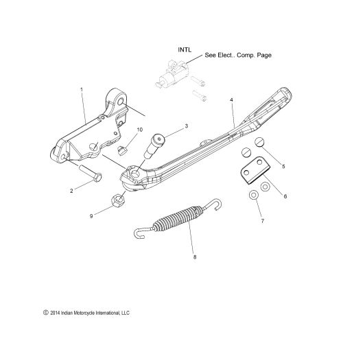 CHASSIS, SIDE STAND