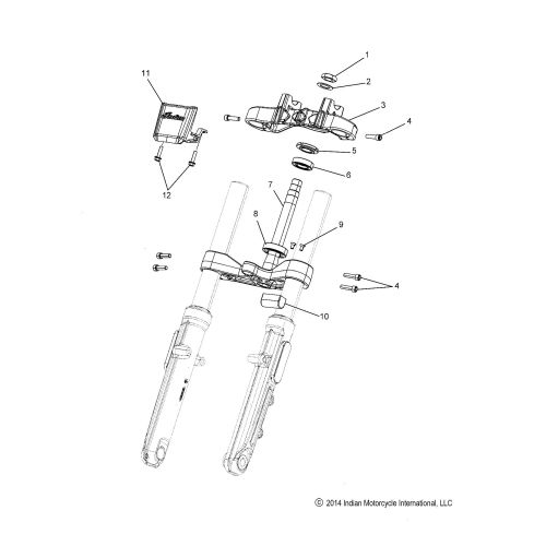 STEERING, UPPER AND LOWER CLAMPS
