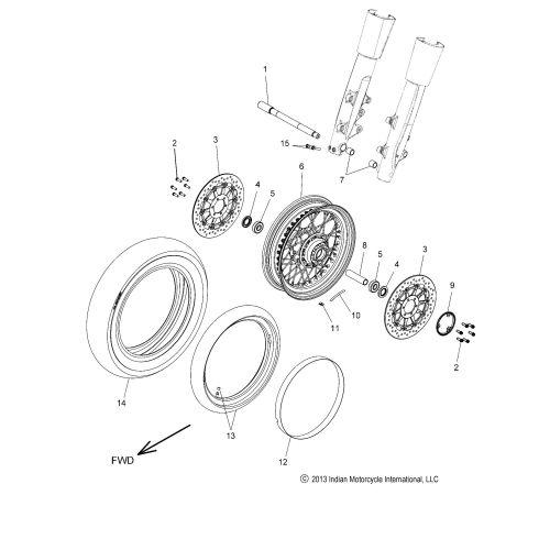 WHEEL, FRONT