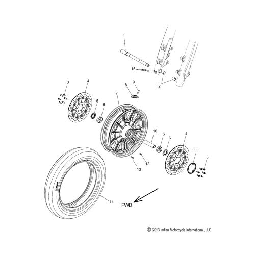 WHEEL, FRONT