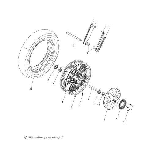 WHEEL, FRONT
