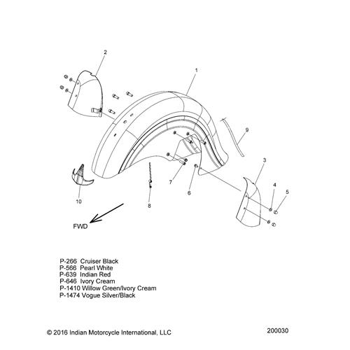 FENDER, FRONT