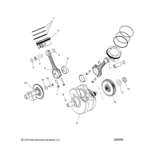 KIT, RINGS, PISTON (STANDARD)