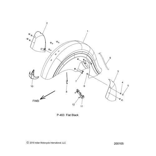 FENDER, FRONT