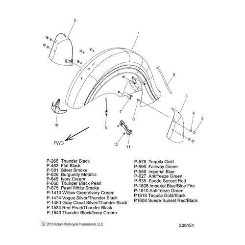 FENDER, FRONT