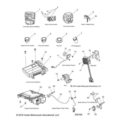 BUTTON-SWITCH, TURN SIGNAL