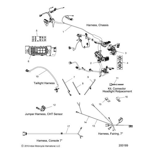 HARNESS-CHASSIS,7''