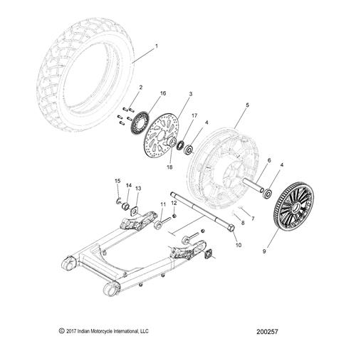 TIRE-REAR,K761-612,150/80-16