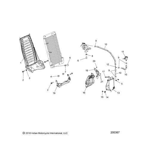 COVER, RADIATOR