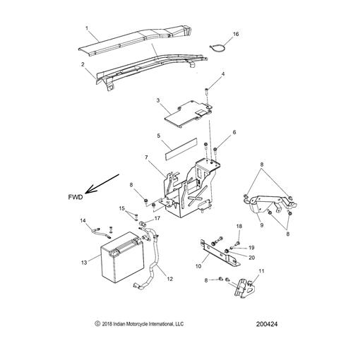 COVER, TRAY, CABLE HARNESS