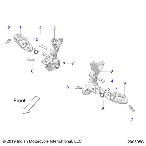PEG-FOOT, DRIVER, RH