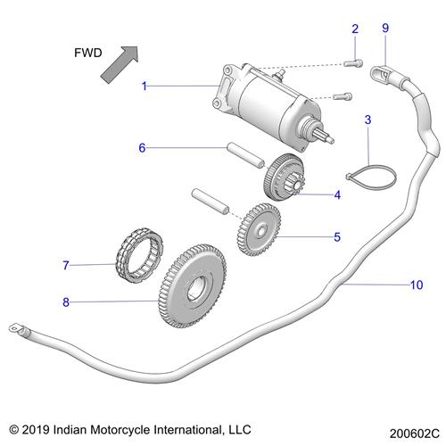 ASM-MOTOR,STARTER,BLK