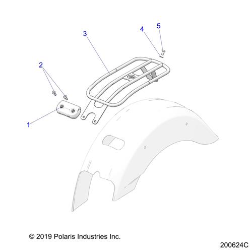 CHASSIS, REAR RACK - N20MSE00 ALL OPTIONS (200624C) - Moore Speed Racing