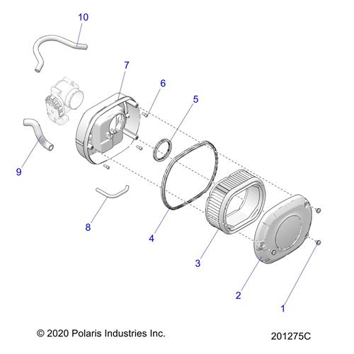 HOSE, BREATHER LINK