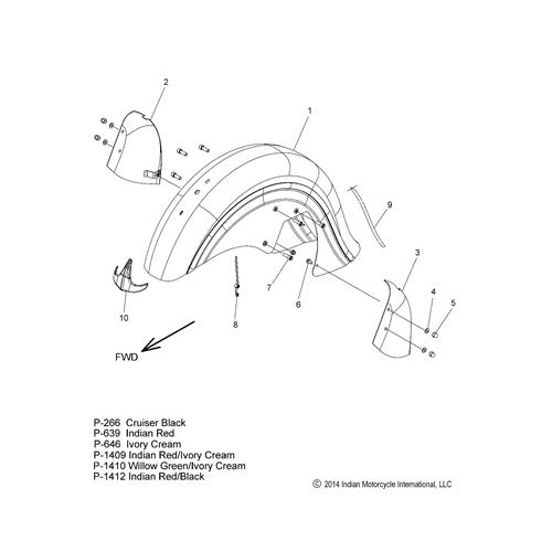 FENDER, FRONT