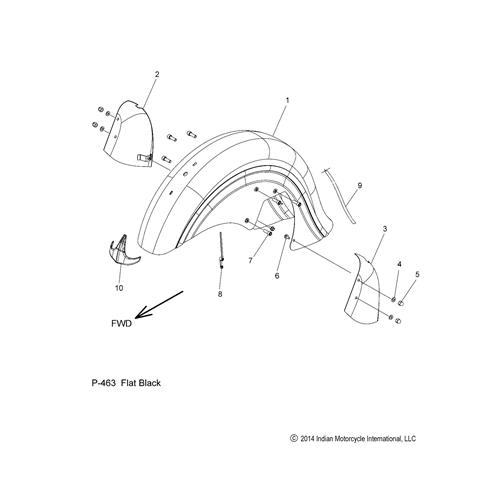 FENDER, FRONT