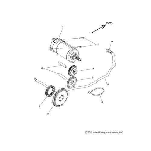 ASM., STARTER MOTOR