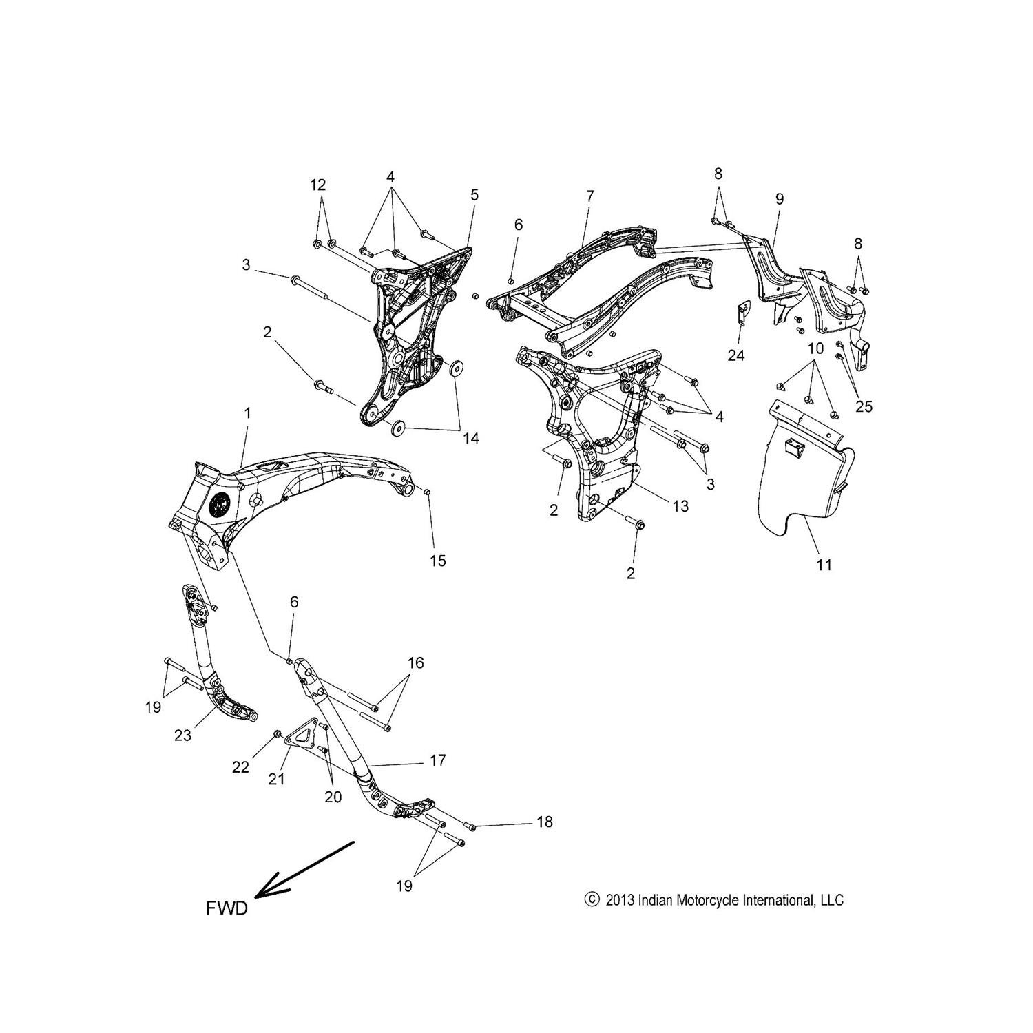 FRAME, MID, RH